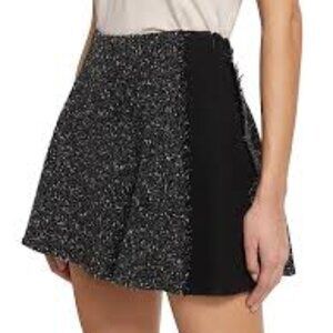 Rag and bone Elsie tweed mini black with speckles of white 10 large l